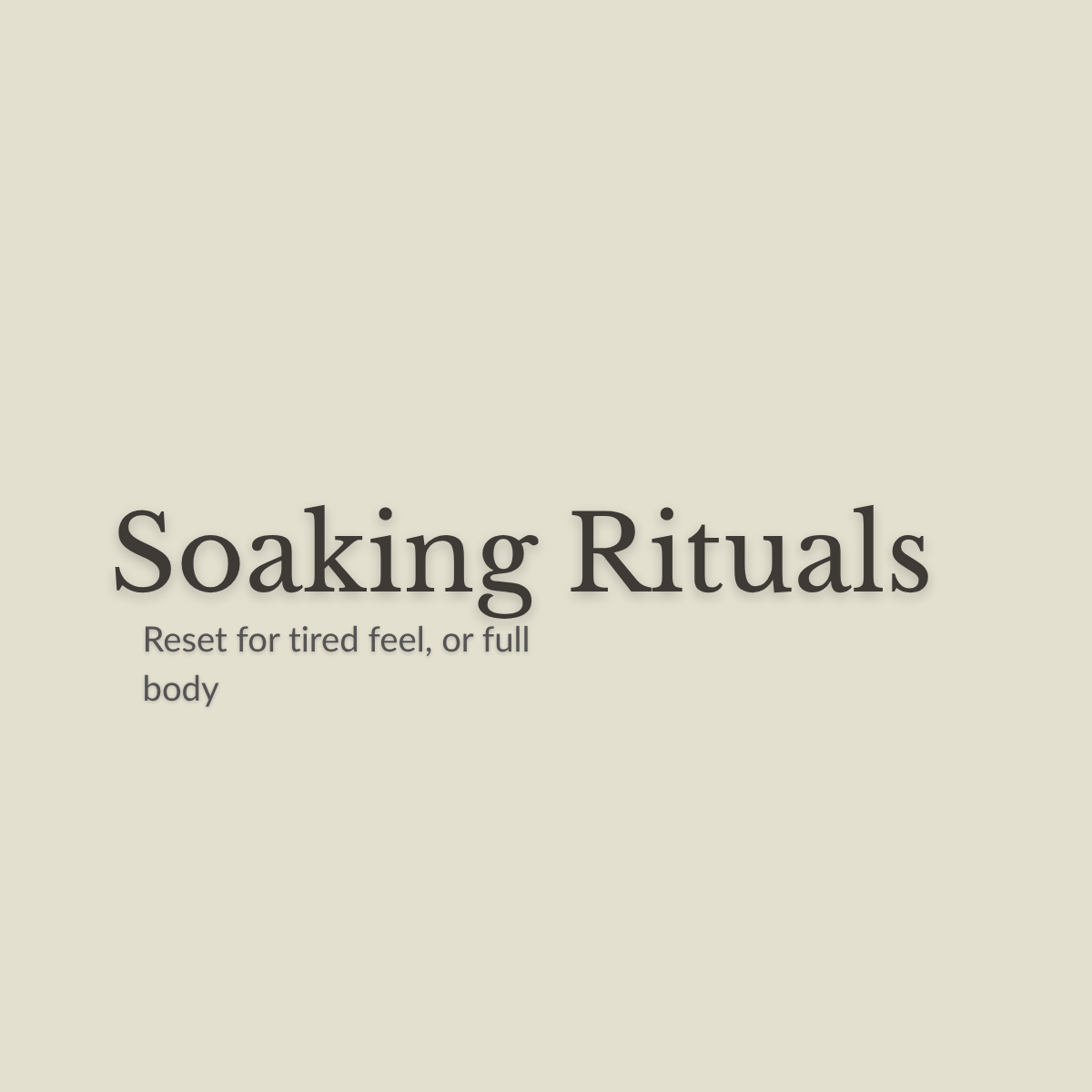 Botanical Mineral Soak – Restore