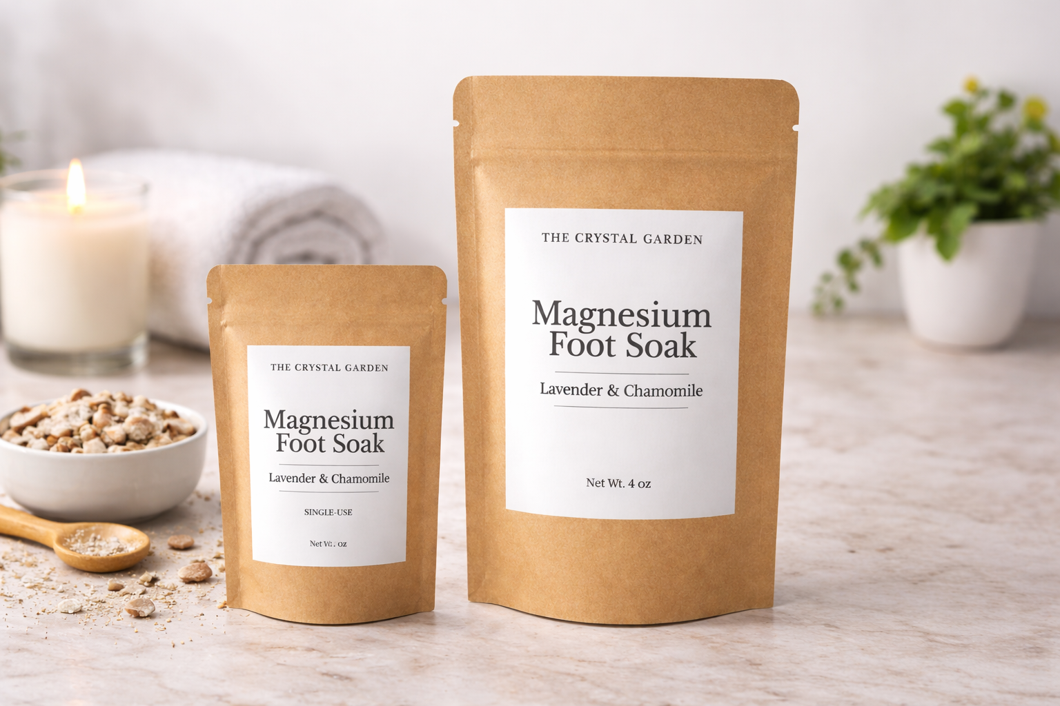 Magnesium Foot Soak | Lavender & Chamomile