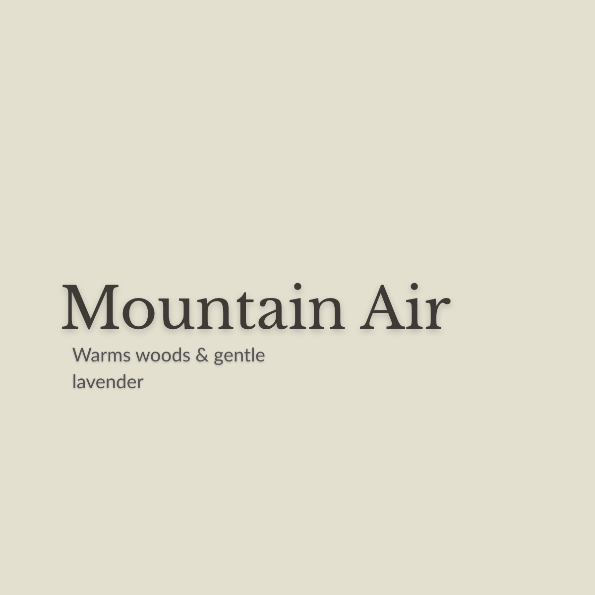 Mountain Air Natural Deodorant