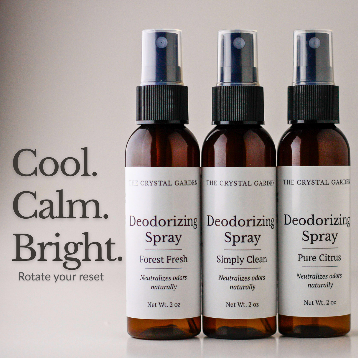 Deodorizing Spray 3-Pack | Essential Oil Air Freshener Set