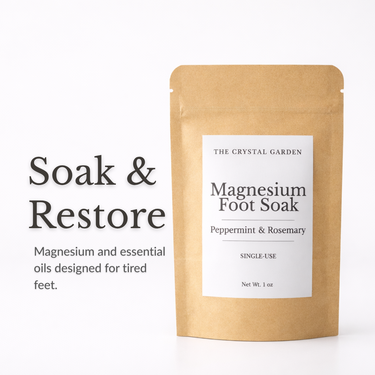 Magnesium Foot Soak | Peppermint & Rosemary