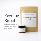 Lavender Chamomile Magnesium Cream & Foot Soak Set