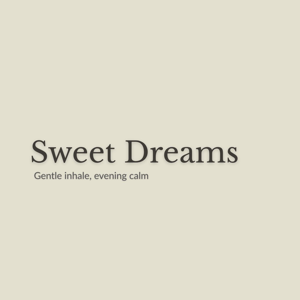 Sweet Dreams Aromatherapy Inhaler
